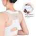 WEEOATAR Posture Corrector for Adults & Kids - Adjustable Upper Back Brace Highly Elastic Posture Trainer Easy to Use - Beige (Large - Buy Online on GoSupps.com