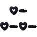 Heart-Shaped Black Hair Bun Maker - Create Beautiful Hair Donuts - Buy Online on GoSupps.com