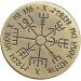 BirchRiver Wayfinder Coin - Bronze Vegvisir Norse Compass Collector - 1 Piece - Buy Online on GoSupps.com