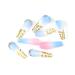 Brishow Ballerina Acrylic False Nails - 24 Long Crystal Press-On Coffin Nails for Women & Girls | International Shipping - Buy Online on GoSupps.com