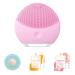 FOREO Luna Mini 2 Silicone Facial Cleansing Brush + UFO Mini 2 Spa-Level Power Mask Device for an Accelerated Facial Treatment + Manuka Honey UFO-Activated mask + Bulgarian Rose UFO-Activated Mask Pearl Pink/Mint