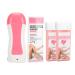 Portable Wax Warmer for Hair Removal - Depilatory Wax Heating Kit with Wax Strips & Paper for Full Body Legs Face Eyebrows Bikini - Ideal for Men & Women - Buy Online on GoSupps.com
