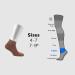 Cosyfeel Women Loose Diabetic Socks | 4-Pack Neuropathy Ankle Socks for Ladies | Super Soft Eco-Friendly Bamboo Material | Durable with Seamless Toe | Multicolour Patterns | 4 Seasons 7-9 1/2 LIGHT BROWN - Buy Online on GoSupps.com