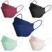 50PCS KF94 Black Disposable Face Masks Mix-Navy 4-Ply Protection 3D Face Shield for Adults - Buy Online on GoSupps.com