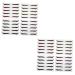 Angoily 40 Pairs Eyeshadow Stickers Eyeliner Double Eyelid Tape Glitter Eye Skin Sticker No Smudge Mold