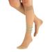Calzitaly pack 1/2 knee socks with a gradual compression compression stockings unisex 70 den 10-14 mm/hg |Made in Italy L-XL skin color