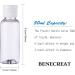 BENECREAT 24 Pack 50ml Travel Bottles - Transparent Empty Plastic Containers with 10 Pipettes for Shampoo Lotions Creams & Cosmetics - Air Flight Approved - Buy Online on GoSupps.com