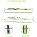 FFOBC 2-Piece Nylon Climbing Loop - 23kN 19mm Wide Climbing Rope Band for Outdoor Climbing Yoga Hammock Abseiling & Tree Climbing (60-120cm) - Buy Online on GoSupps.com