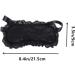 Soft Lace Eye Mask - Adjustable Comfortable Sleep Mask for Travel & Meditation | Black Party Ribbon Accessories - Buy Online on GoSupps.com