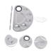 POPETPOP Nail Art Display Set - 3 Palette Mixing Plates & Stainless Steel Tools for Perfect Make-Up & Manicure - Buy Online on GoSupps.com