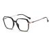 Metal Temples Square Tr90 Frame Blue Light Blocking Glasses for Women Men Anti UV Ray Computer Reading Glasses for Women Men Black 52 Millimeters