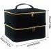 Tebinzi Nail Polish Organizer for 40 Bottles & Nail Lamp | Black Travel Storage Bag for Manicure Set | Ideal eCommerce Solution - Buy Online on GoSupps.com