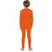 TSLA Kids Thermal Underwear Set - Soft Fleece Lined Long Johns for Boys and Girls - Winter Base Layer in Orange (Size 20) - Buy Online on GoSupps.com