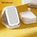 Naemriee LED Three-Color Adjustable Makeup Mirror Three Colors Brightness Adjustable Makeup Mirror with Lights White - Buy Online on GoSupps.com