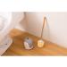 TEMKIN Set Modern Bamboo No Dead Ends Cleaning Tool Sturdy-Bristled Toilet Bowl Brush Space Saving Bathroom Accessories Anti-Drip Holder Brushes - Buy Online on GoSupps.com