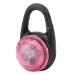 Dog light pendants LED light Luminaire trailer keychain warning light clips LED flashing light Safety trailers for dogs for camping hiking (pink)