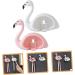 Cabilock 8 STK Flamingo Toothpaste & Toothbrush Holder - Bathroom Wall Organizer & Sterilization Rack | Automatic ABS Bathroom Decor - Buy Online on GoSupps.com
