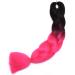 Tess Braids Extensions 60 cm - Jumbo KanCalon Ombre Hair Braids (Black/Pink) | 100g Bundle for Single-Laid Box Braids - Buy Online on GoSupps.com
