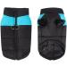 FEimaX Waterproof Dog Coat Winter Jacket for Small Medium Large Dogs - Blue | Windproof Outdoor Pet Apparel with Soft Padding and D-ring Harness Attachment - 3XL - Buy Online on GoSupps.com