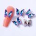 3D Nail Art Rhinestone Crystal AB Butterfly Charms Sparkle Nail Decoration Jewerlry Hand Craft DIY Accessories (MJ11) - Buy Online on GoSupps.com