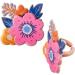 24 Spring Floral Flower Cupcake Rings Topper - Buy Online on GoSupps.com