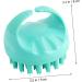 Fomiyes Silicone Hair Massage Brush - Scalp Massager for Salon & Gym | Soft Hairbrush & Shampoo Brush in Green - Buy Online on GoSupps.com