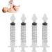 Nasal Irrigator for Newborns & Toddlers | Safe Nose Cleaner with Reusable Silicone Tip | 2 Box Syringe Set | 4Pcs 10ML - Buy Online on GoSupps.com