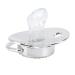 Bling Pacifier with Chain Clip | Stylish & Safe Silicone for 6-18 Months Babies (Silver M) - Buy Online on GoSupps.com