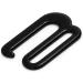 Dritz Metal Swim Suit Bra Hooks - Black 3/4-Inch (2 Count) | Secure Closure for Swimwear - Buy Online on GoSupps.com