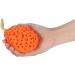 Soft Bathing Sponge Ball for Body Shower Spa Gentle Exfoliation Foam for Women Men & Children (Orange) - Buy Online on GoSupps.com