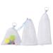 Pack of 3 mesh bags bubble net double layer bubble net saving bag holder for shower skin care cleaning