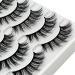 Vivis False Eyelashes 5 Pairs 3D Mink Natural Lashes Cross Fluffy Volume Hand-made Dramatic Fake Eye Lash Black Soft for Various Makeups A18 - Buy Online on GoSupps.com