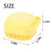 Silicone Body Scrubber for Exfoliating Shower Massage - Easy to Clean - Blue & Pink - Buy Online on GoSupps.com