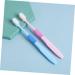 Mobestech 6 Pcs Portable Toothbrush Set - Travel-Friendly Bur Lover PP Design - Perfect for International Shipping - Buy Online on GoSupps.com