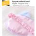 Cute Animal Sleep Mask - Soft Satin Blackout Eye Mask for Travel | Unisex Pink Eye Mask with Elastic Band - Buy Online on GoSupps.com