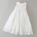 Leideur Baby White Christening Gown 6-9 Months | Baptism Dress for Girls - Buy Online on GoSupps.com