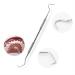 2pcs Stainless Steel Dental Plaque Remover Tool - Tooth Scraper for Tartar & Teeth Cleaning - Buy Online on GoSupps.com