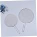 Zerodeko 2pcs Guard Skillet Lid Strainer Stainless Steel Frying Pan Oil Splatter Guard Spatter Shield Frying Splatter Oil Shield Stainless Steel Pan Fry Screen Splatter Screen Fried Sieve Silver 45.00X29.00X1.00CM - Buy Online on GoSupps.com