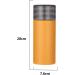 Cigar Box Barware Cigar Tube 5 Sticks Cigar Tube Portable Cigar Box Imported Cigar Can Humidifier Imported Cigar Tube High-end Cigar Tube Portable Cigar Tube Multi-Pack Capacity Cooking & Dining 7.6*7.6*20cm Yellow - Buy Online on GoSupps.com