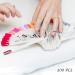 100 PC Hedmedum False Nail Art Tips Display Sticks with Metal Split Ring - White Color Swatch Sticks for Salon & Gel Polish Practice - Buy Online on GoSupps.com