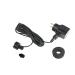 Arnusa source stone lighting fountain lighting LED + power supply pond lighting (RGB-color change) 30mm 5 meters cable 1/2 "and 3/4" hose connection LED ring with foam seal
