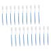 Homsfou 50 pieces disposable toothbrush disposable travel toothbrush portable travel toothbrush manual toothbrush tooth supply portable toothbrush toothbrush tooth cleaning brush PP travel 2 in 1