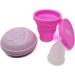 Sileu Travel Pack: Menstrual Cup Model Rose - Size S Transparent Flexible - Includes Pink Case & Folding Stylizer - Buy Online on GoSupps.com