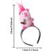 Aizuoni Capybara Hair Bands Capybara Animal Funny Headband | Cute Animal Hair Hoop Non Slip Solid Head Band Plush Doll Headband for Face Washing Pink - Buy Online on GoSupps.com