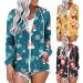 Hoodies For Teen Girls, Womens Trendy Christmas Santa Claus Print Zip Up Long Sleeve Pullover Sweatshirt Oversized Top Medium Black