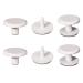 4pcs Replacement Rivets for Beach Bag Handles Accessories Large Neoprene Tote Bag Straps Standard and Oversized XL Rubber Pool Bag Repair Rivet for Women White One Size One Size White