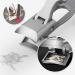 German Nail Clippers for Men | 2024 Ultra Sharp Heavy Duty Toe Clippers | Professional Extra Large Design with Catcher & File | Perfect for Seniors - Buy Online on GoSupps.com