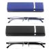 Kokobin 2 Stueck Ultralichte Tr90 Reading glasses men Women Classic Metal Showing Halfbrille Narrow Style Glasses Reading Aid with case and glasses cleaning cloth +3.25 2 Stueck +3.25