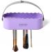 ALWIDA Makeup Brush Cleaner - 4 In 1 Makeup Brush Cleaning Rack | Painting Brush Organizer | Innovative Makeup Cleaning Bowl With Detachable Design | Multipurpose Brush Cleaning Mat Makeup Sponge Purple - Buy Online on GoSupps.com