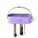 Brush Cleaning Stand - Makeup Brush Drying Stand Brush Cleaning Organizer | Multipurpose Makeup Brush Cleaning Bowl Cosmetic Brush Storage Painting Pen Brush Organizer on Writing Purple